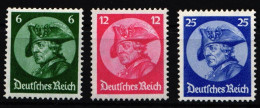 Deutsches Reich 479-481 Postfrisch Hauptwert Tiefst Geprüft Schlegel BPP #NJ901 - Autres & Non Classés