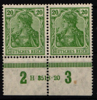 Deutsches Reich 143 B HAN Postfrisch H 3518.20, Geprüft Infla Berlin #NL136 - Andere & Zonder Classificatie