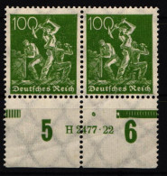 Deutsches Reich 187 HAN Postfrisch H 2477.22 #NL248 - Altri & Non Classificati