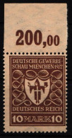Deutsches Reich 203 A P OR Postfrisch #NL271 - Andere & Zonder Classificatie