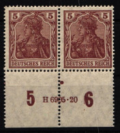 Deutsches Reich 140 HAN Postfrisch H 6905.20 #NL070 - Sonstige & Ohne Zuordnung