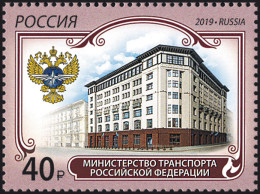 RUSSIA - 2019 -  STAMP MNH ** - Ministry Of Transport Of The Russian Federation - Nuevos