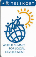 Denmark - KTAS - World Summit - TDKS037 - 02.1995, 100kr, 2.000ex, Used - Dänemark