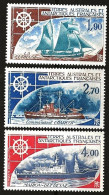 TAAF >>>1976 - Aérien N°44-46 Neuf ** (MNH) - Bateaux- Cote 26 € - Unused Stamps
