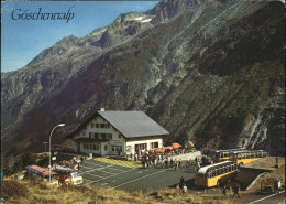 11456371 Goeschenen Goescheneralp Mit Berggasthaus U.Oldtimer-Bussen Goeschenen - Autres & Non Classés