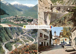 11456214 Andermatt Mit Teufelsbruecke Andermatt - Sonstige & Ohne Zuordnung