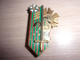 Insigne Promotion EOR COET " Cne CAIRE " - Coq - Matriculé - Army