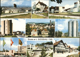 11451781 Gossau SG Teilansichten Kirche Hochhaus Gossau SG - Altri & Non Classificati