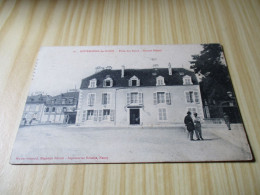 CPA Bourbonne-les-Bains (52).Place Des Bains - Grands Hôtels - Carte Animée. - Bourbonne Les Bains