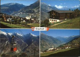 11451678 Eischoll Panorama Mit Balmhorn Metjen Bietschhorn Rhonetal Kabinenbahn  - Autres & Non Classés