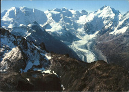 11451677 Pontresina Aussicht Vom Piz Languard Auf Bernina Gruppe Gletscher Pontr - Other & Unclassified