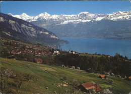 11439152 Sigriswil Panorama Thunersee Eiger Moench Jungfrau Sigriswil - Autres & Non Classés