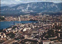 11439103 Genf GE La Ville Et Le Saleve Fliegeraufnahme - Autres & Non Classés