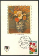 France 1973, Flora, Flowers, Flower Show, Special Card & Postmark - Otros & Sin Clasificación