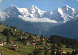 11435262 Waldegg Interlaken Panorama Mit Eiger Moench Und Jungfrau Berner Alpen  - Autres & Non Classés