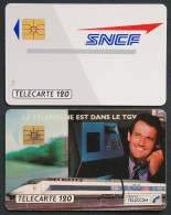 Télécartes SNCF 1992 Téléphone Dans Le TGV 120U Albertville 1992 Progrès Partagé France Telecom - Ohne Zuordnung