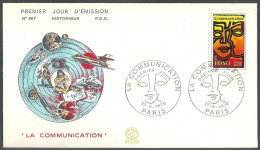 France 1976, Communication, Nice FDC - Otros & Sin Clasificación