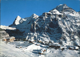 11434991 Muerren BE Blick Auf Eiger Moench Und Jungfrau Berner Alpen Wintersport - Autres & Non Classés