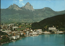 11434692 Brunnen SZ Vierwaldstaettersee Und Die Mythen Fliegeraufnahme Brunnen - Sonstige & Ohne Zuordnung