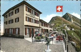 11433268 Brienzer Rothorn BE Hotel Restaurant Gipfel Schweizer Fahne Brienzer Ro - Autres & Non Classés