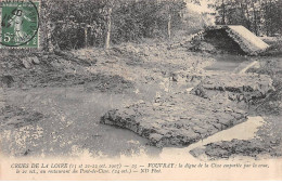 Crues De La Loire - Oct 1907 - VOUVRAY - La Digue De La Cisse - Très Bon état - Vouvray