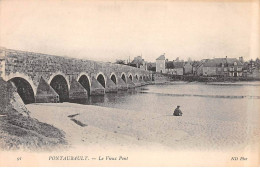 PONTAUBAULT - Le Vieux Pont - Très Bon état - Other & Unclassified
