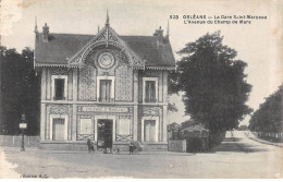 ORLEANS - La Gare Saint Marceau - L'Avenue Du Champ De Mars - état - Orleans