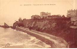 BIARRITZ - Vue Prise Sur La Côte Des Basques - Très Bon état - Biarritz