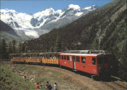 11430570 Berninabahn Rhaetischen Bahn Bellavista Piz Morteratsch Eisenbahn - Sonstige & Ohne Zuordnung