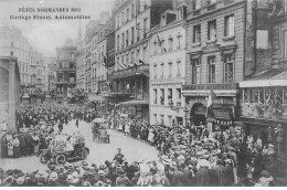 ROUEN - Fêtes Normandes 1909 - Cortège Fleuri Automobiles - Très Bon état - Rouen