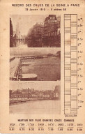 PARIS - Record Des Crues De La Seine à Paris - 29 Janvier 1910 - état - Überschwemmung 1910