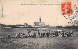 Eglise De CINQUEUX - 24 Février 1910 - Avant L'explosion - Très Bon état - Other & Unclassified