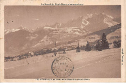 COMBLOUX En Hiver Et Le Massif Du Mont Blanc - état - Combloux