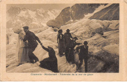 CHAMONIX - MONTANVERT - Traversée De La Mer De Glace - état - Chamonix-Mont-Blanc