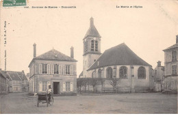 DAMMARTIN - La Mairie Et L'Eglise - Très Bon état - Other & Unclassified