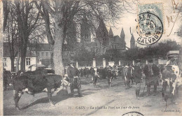 CAEN - La Place Du Parc Un Jour De Foire - Très Bon état - Caen