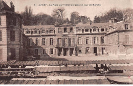 JUVISY - La Place De L'Hôtel De Ville Un Jour De Marché - Très Bon état - Other & Unclassified