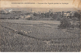 Vendange En Champagne - Panorama D'un Vignoble Pendant Les Vendanges - état - Other & Unclassified