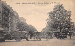 SAINT MANDE - Avenue Galliéni Et Le Marché - Très Bon état - Saint Mande