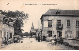 VORNAY - La Grande Rue Et L'Eglise - Très Bon état - Sonstige & Ohne Zuordnung