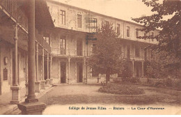 BEZIERS - Collège De Jeunes Filles - La Cour D'Honneur - Très Bon état - Beziers