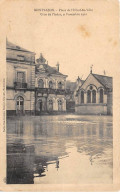 MONTBAZON - Place De L'Hôtel De Ville - Crue De L'Indre 1910 - Très Bon état - Montbazon