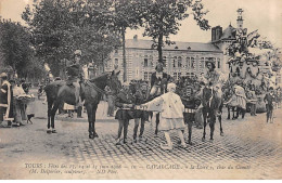 TOURS - Grandes Fêtes D'Eté 1908 - Cavalcade " La Loire " Char Du Comité - Très Bon état - Autres & Non Classés