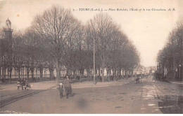 TOURS - Place Rabelais - L'Ecole Et La Rue Giraudeau - Très Bon état - Tours