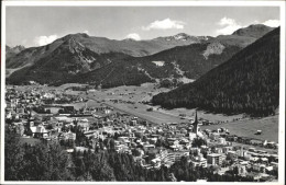 11428880 Davos GR Mit Seehorn Pischahorn Und Buehlenberg Davos Platz - Sonstige & Ohne Zuordnung