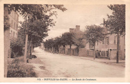 DONVILLE LES BAINS - La Route De Coutances - Très Bon état - Other & Unclassified