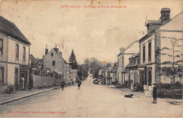 AUBE - Le Bourg Et Route De Granville - état - Other & Unclassified