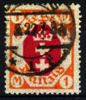 DANZIG 1921 Nr 83X Gestempelt X130E66 - Afgestempeld