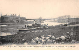 VERBERIE - Pont En Fer Sur L'Oise - Très Bon état - Verberie