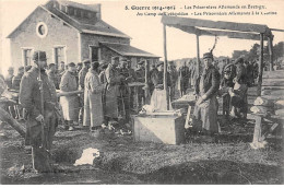 Guerre 1914 1915 - Les Prisonniers Allemands En Bretagne - Au Camp De COETQUIDAN - état - Andere & Zonder Classificatie